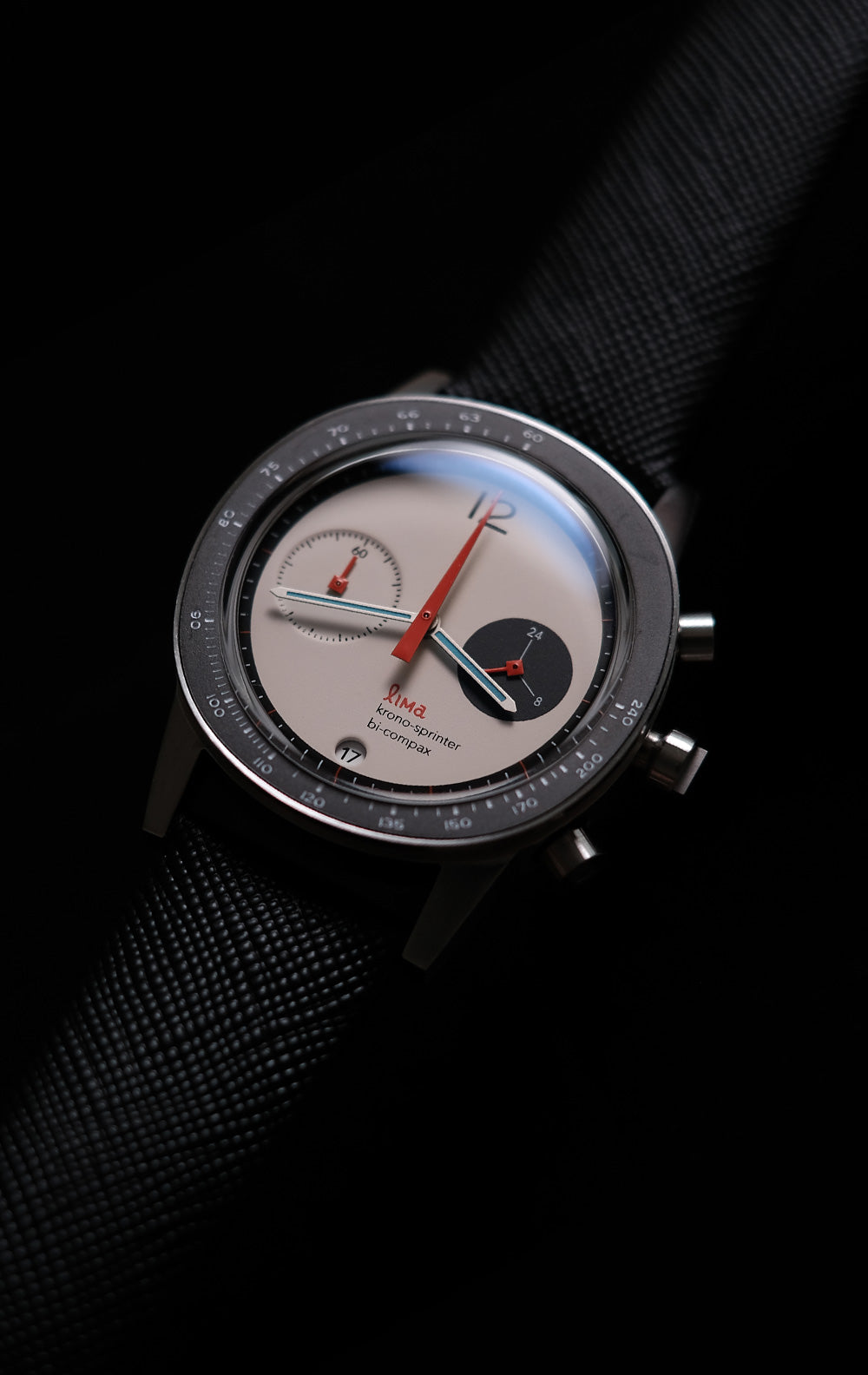 KRONOSPRINTER NEWMAN WHITE RED LOGO – Lima Watch