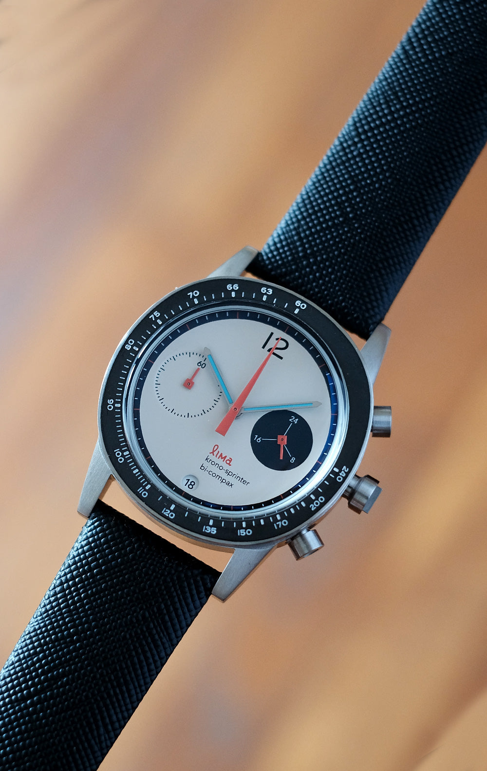 KRONOSPRINTER NEWMAN WHITE RED LOGO – Lima Watch