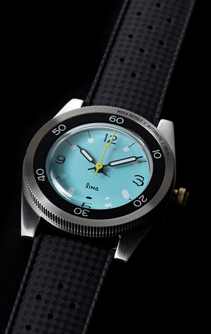 MECA REVOLT BLUE - SILVER BEZEL